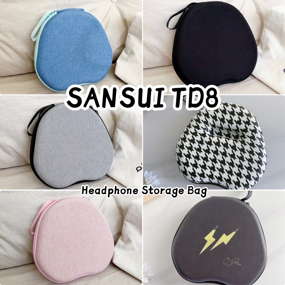 [imamura] Dành cho hộp đựng tai nghe SANSUI TD8 Túi đựng tai nghe hoạt hình thời trang Hộp đựng tai 