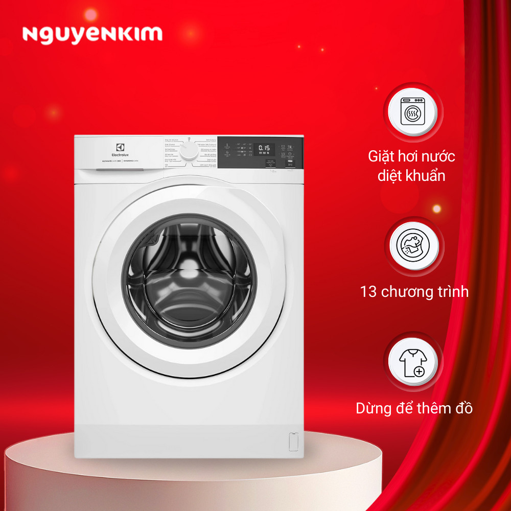 Máy giặt cửa trước Electrolux Inverter 10 kg EWF1024D3WC