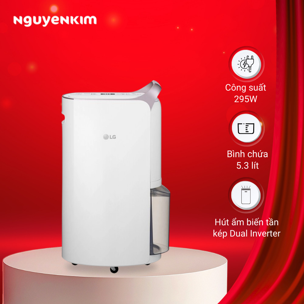 Máy hút ẩm LG Dual Inverter 19 lít MD19GQGE0.ABAE