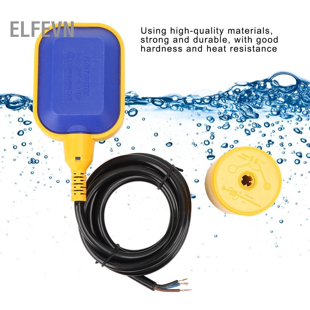 Elfevn Công tắc phao FQ2 Công tắc phao Độ cứng tốt cho mực nước