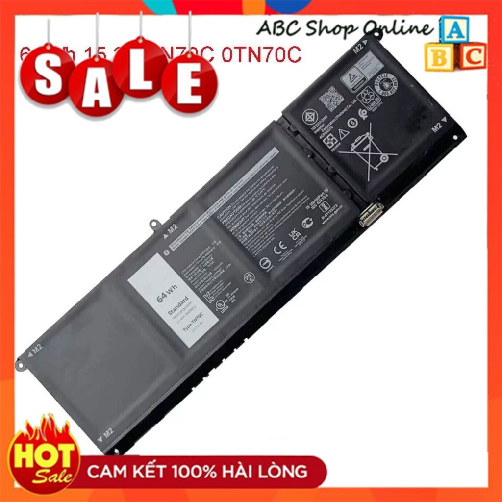 Pin Laptop Dell Inspiron 3510 3511 3515 5310 5410 5415 5418 5510 5515 5518 TN70C XDY9K JGCCT N9XX1