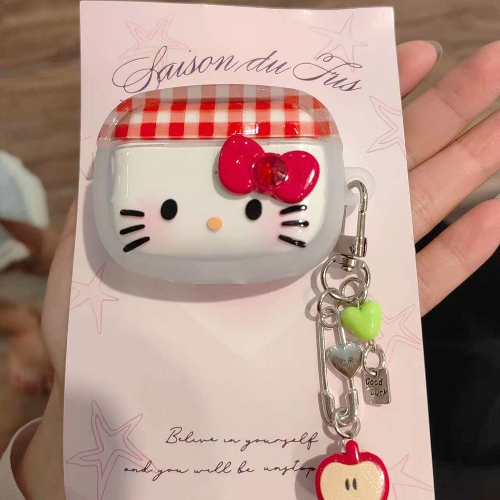 Phim hoạt hình hoạt hình HelloKitty Cat Thích hợp cho Redmi busd3 Vỏ tai nghe Redmi nụ4 Phiên bản sứ