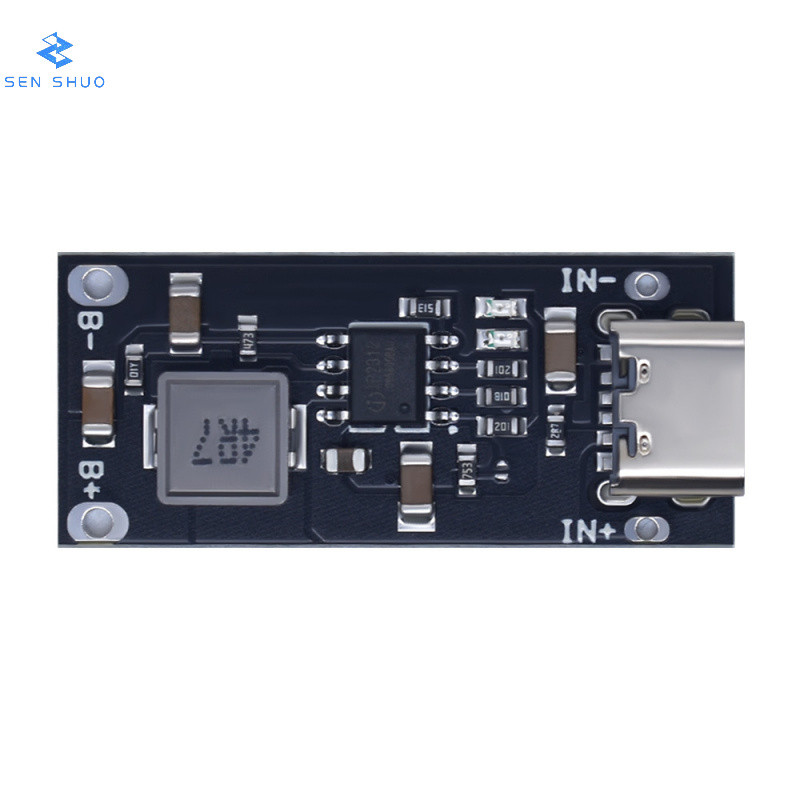 Bảng sạc pin Lithium 3 Yuan Polymer hiện tại cao 3A 5V đến 4.2V / 4.35V Hỗ trợ đầu vào Type-C