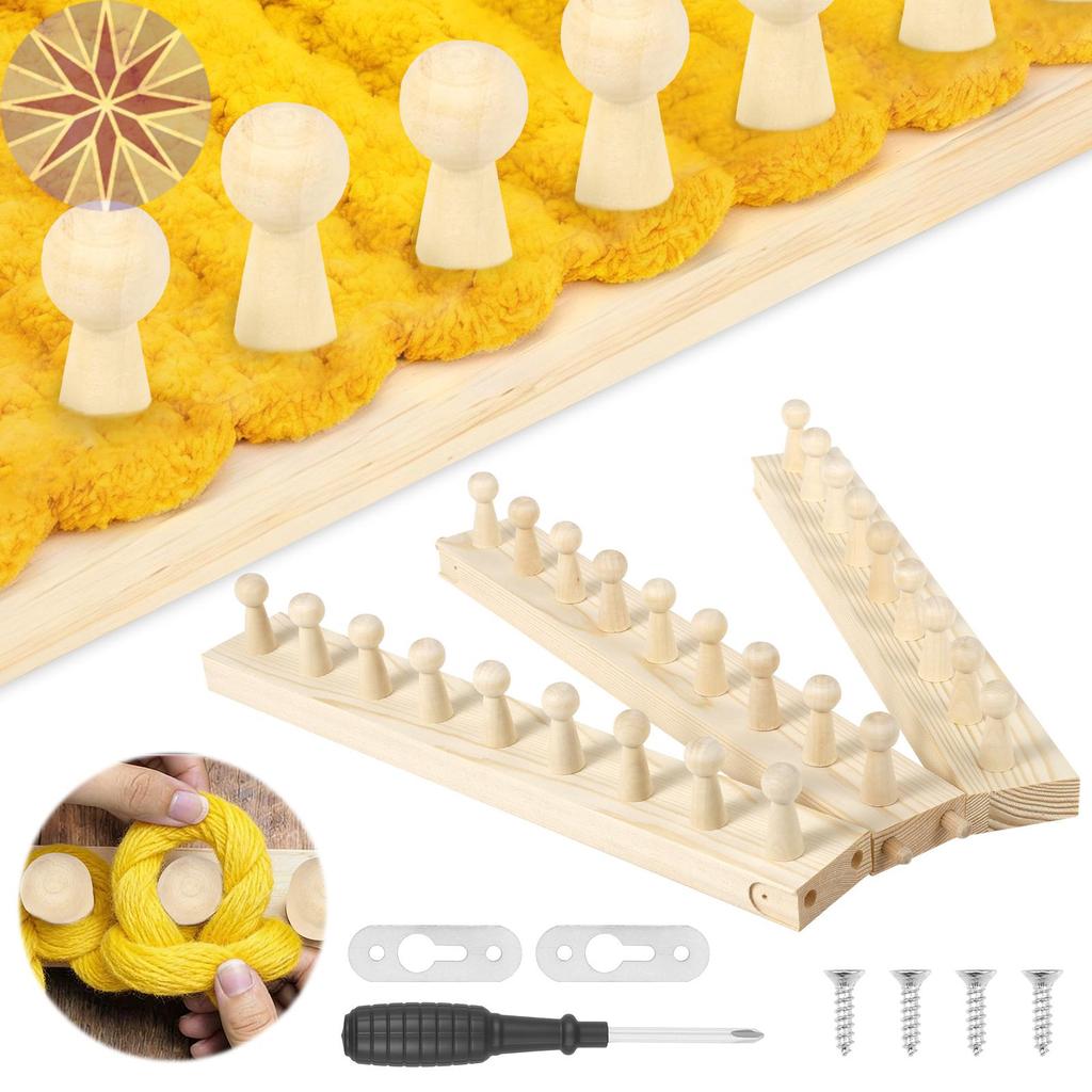 40.55inch Chunky Đan Chăn Máy Tùy Chỉnh Gỗ Chunky Đan Máy Dành Cho Người Mới Bắt Đầu SHOPQJC9449