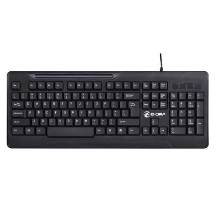 Keyboard EDRA EK501 Black Chính hãng (Phím văn phòng, 104 Keys)