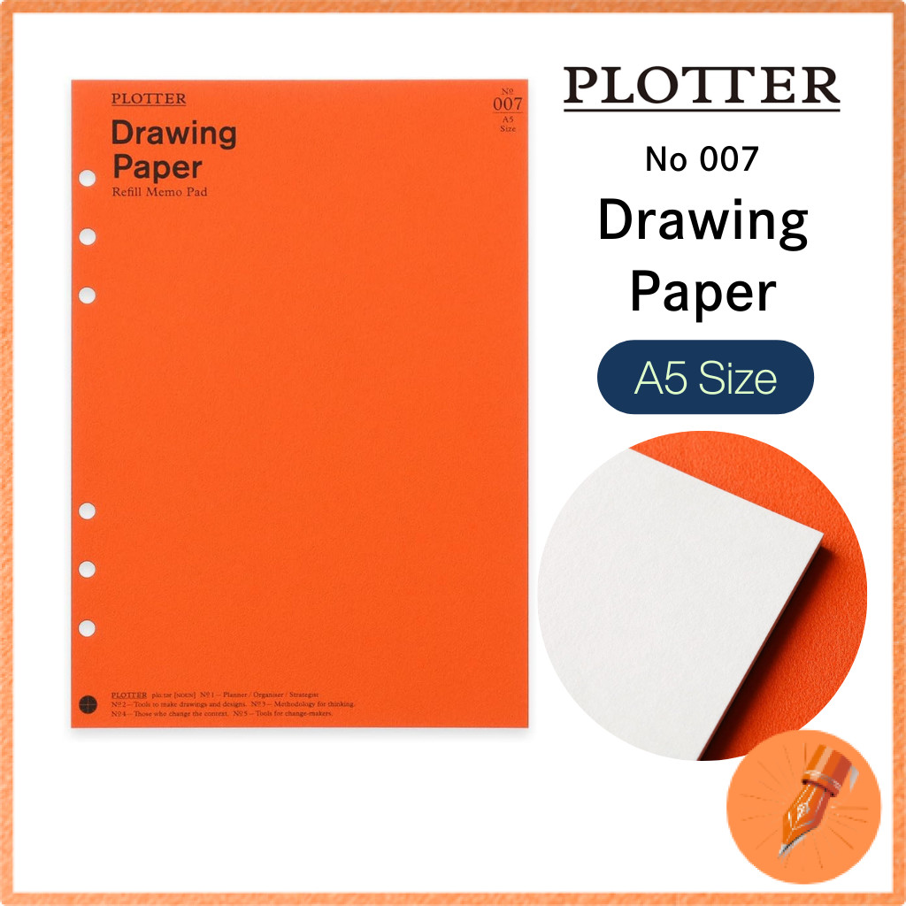 A5 Size PLOTTER Drawing Paper Memo Pad System Organizer Refill 77716430