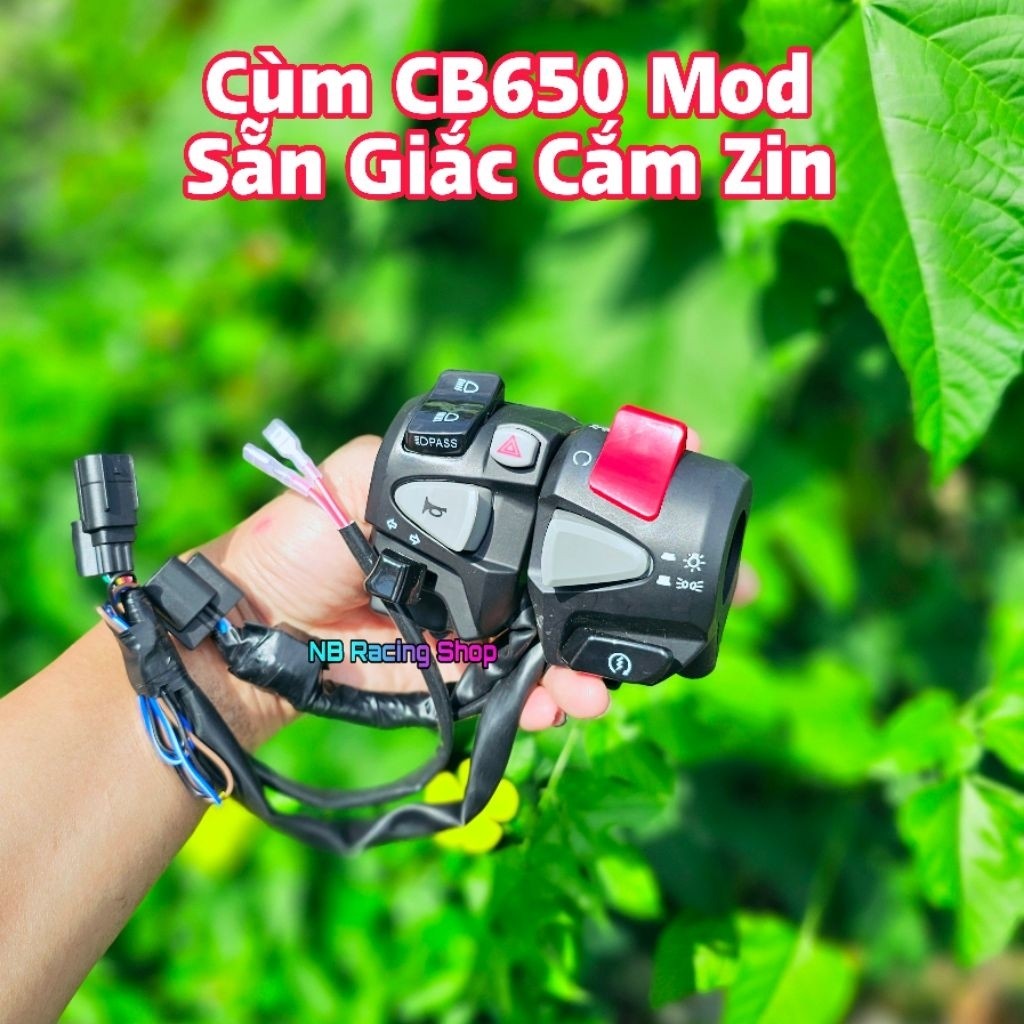 🔥Cùm Công Tắc CB650 Mod Sẵn VARIO SATRIA RAIDER SONIC EXCITER GSX BANDIT SIRUS