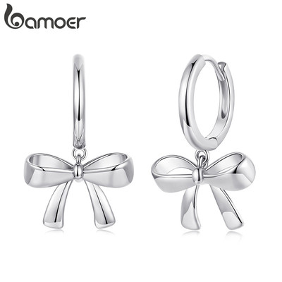 Bông Tai Bamoer Nơ Dễ Thương Cho Nữ Trang Sức Thời Trang Bé Gái