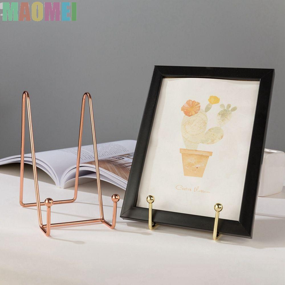 MAOMEI Display Stand Bowl Book Plate Easel Photo Iron Picture Frame Stand