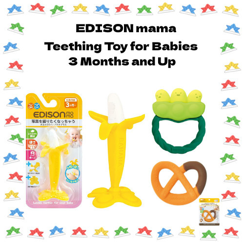 【DIRECT FROM JAPAN】EDISONmama Teething Toy for Babies 3 Months and Up
