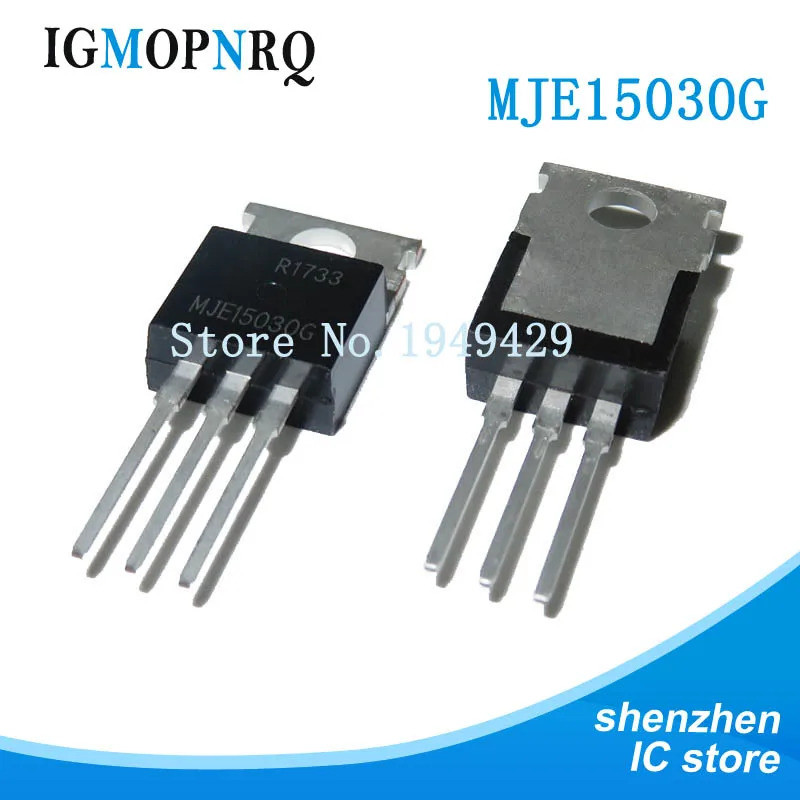5 CÁI MJE15030G MJE15031G MJE15030 MJE15031 MJE2955T MJE3055T MJE2955 MJE3055 TO-220 Hiệu Ứng Trường