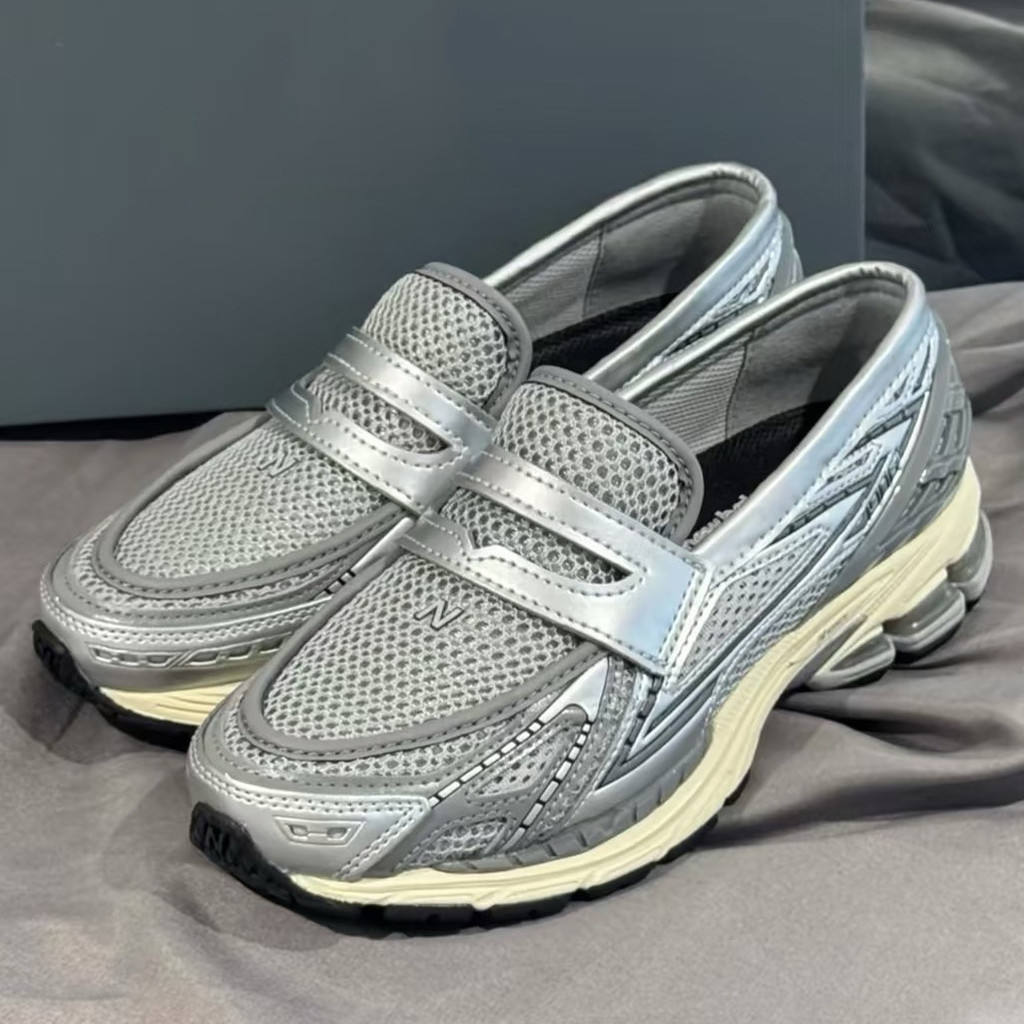 1906L Loafers Lưới Thoáng Khí Slip-On Bố Phong Cách Đi Lại Giày Nam Nữ Giày Thể Thao Hợp Thời Trang