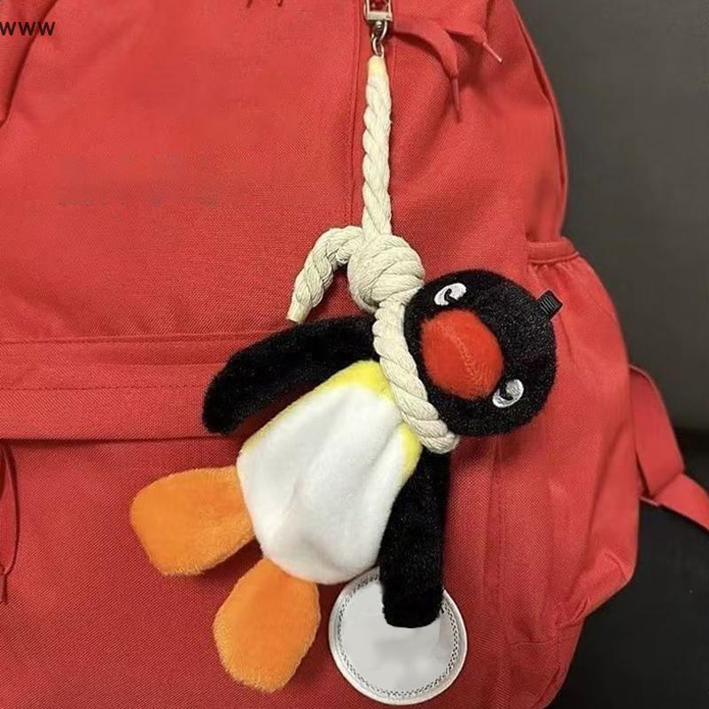 COD Penguin sang trọng Keychain Búp bê mặt dây chuyền ba lô trang trí Quà Tặng Mới