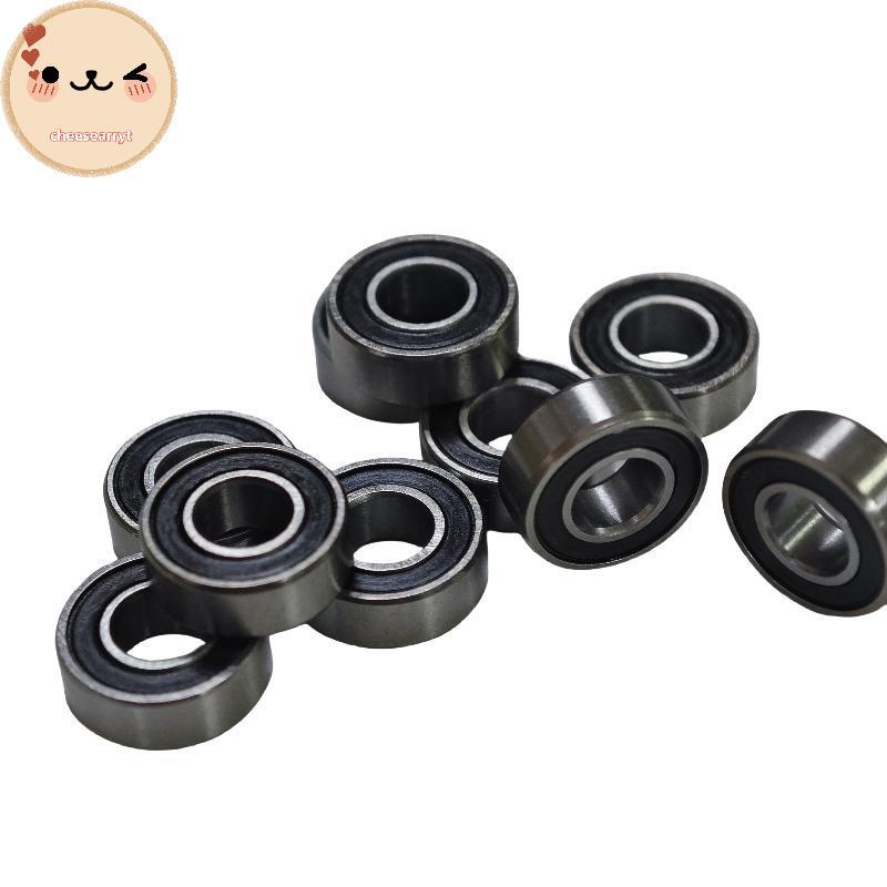 Chee 10 Chiếc Vòng Bi Cao Su Kín MR115 2RS 5 * 11 * 4mm MR115ZZ RC Xe Thu Nhỏ Vòng Bi DIY Phụ Kiện E