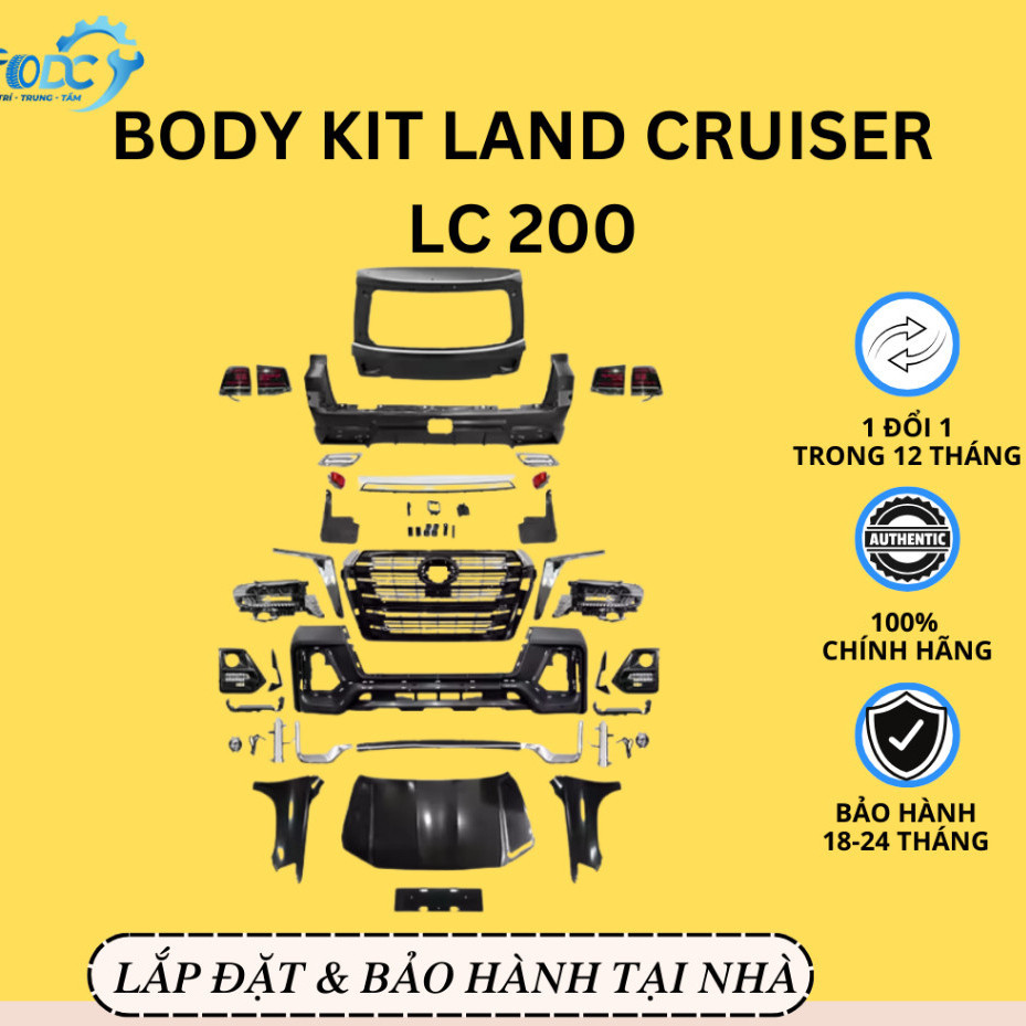 New   Body Kit LAND CRUISER LC 200 2007 - 2015 to LC 200 2020 | Nâng Cấp LAND CRUISER 2010