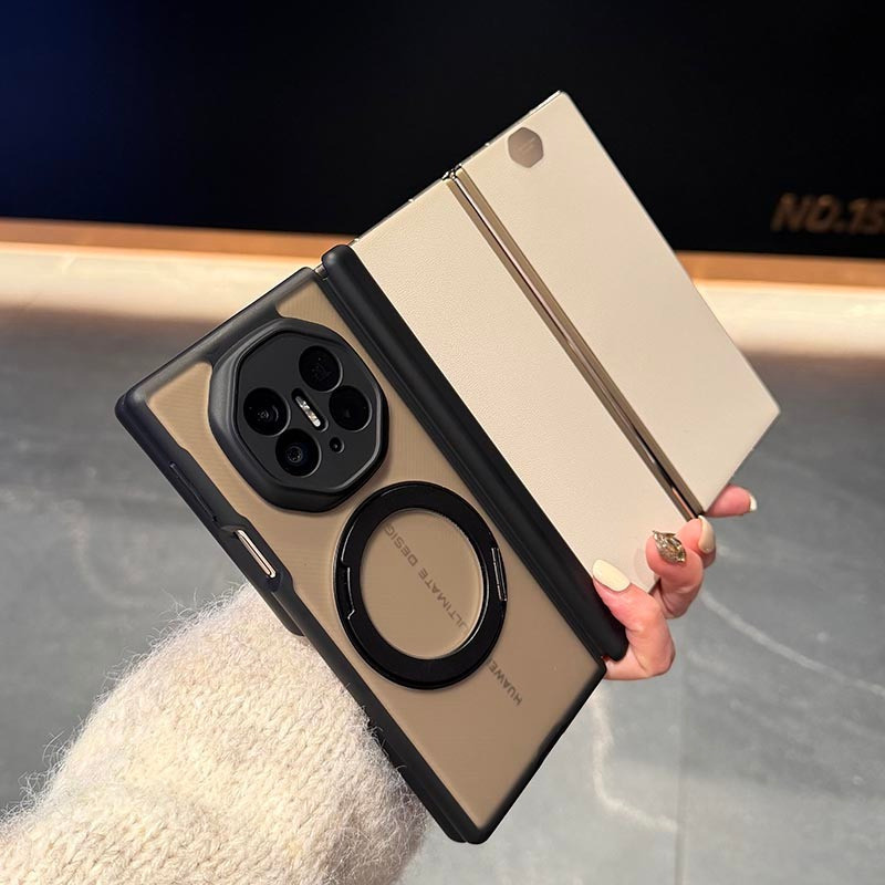 Vỏ MateXT Dành Cho Huawei Mate XTS Mate XT Cảm Giác Da Từ Hai Trục Chống Sốc Cứng Vỏ Điện Thoại Di Đ