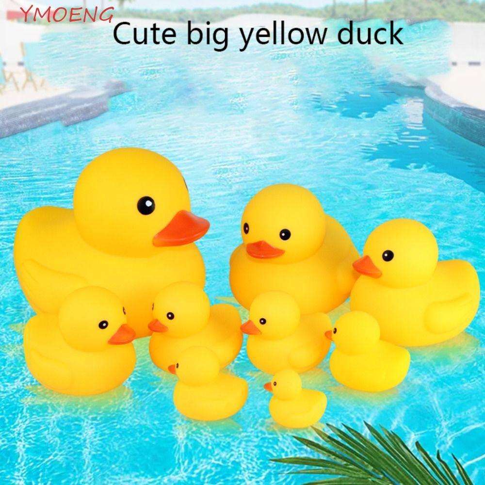 Vịt STELLARB với đồ chơi tắm âm thanh Bóp, với âm thanh Bóp Đồ chơi tắm cho bé Vịt vàng mềm, Đồ chơi