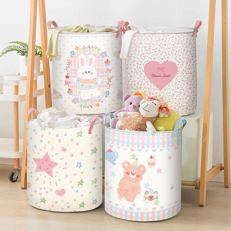 Dirty Clothes Basket Household Large Capacity Clothes Storage Basket Toy Bucket Bathroom Bathroom Cl