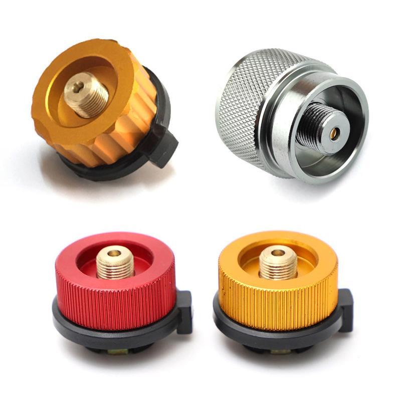 Chất lượng cao cắm trại lò gas chuyển đổi thiết bị dài gas Tank gas lò chuyển đổi đầu kim loại gas T