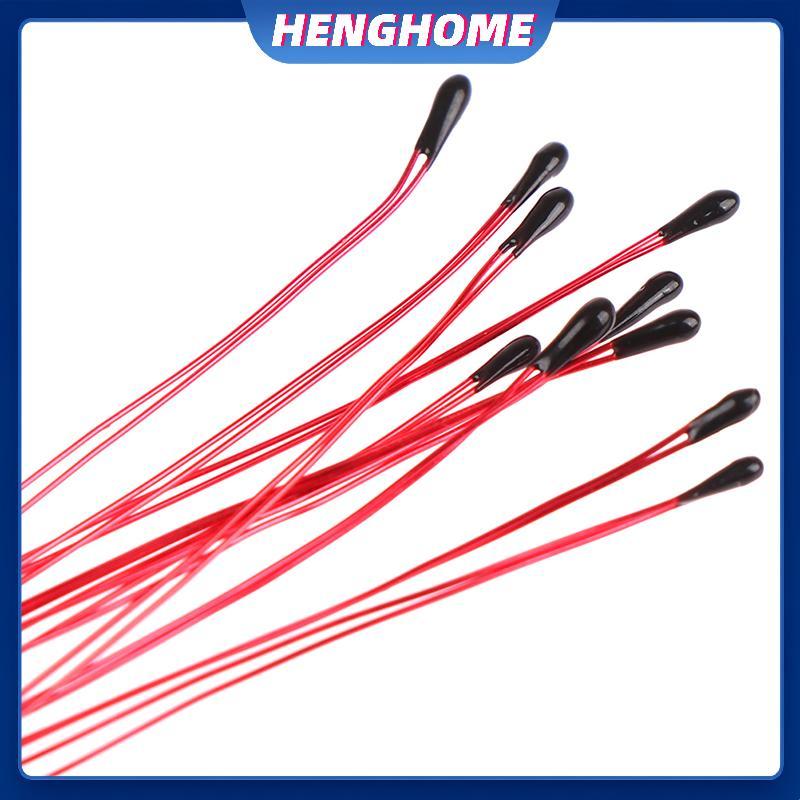 HENGHOME 10 Chiếc Điện Trở Nhiệt Điện Trở NTC MF52B 10K 100K Đầu Dò Dây B3470 B3380 B3950 B3435 B 42