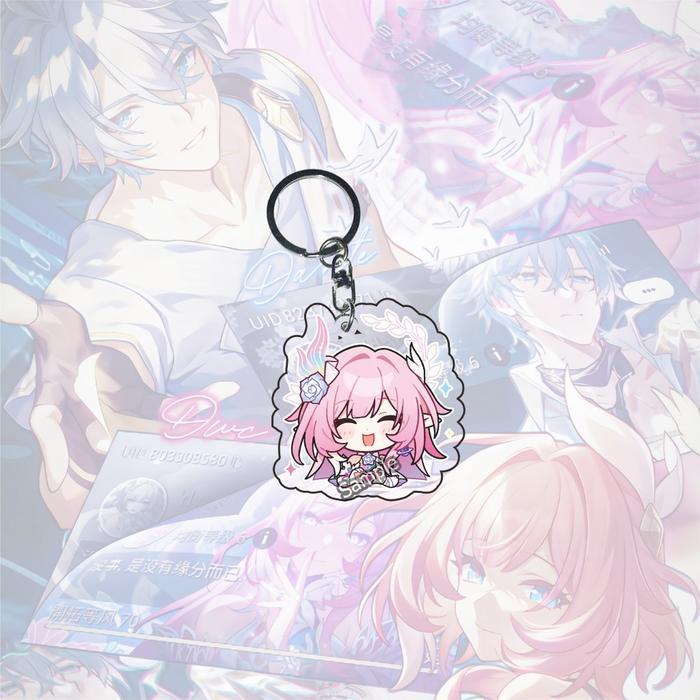 Gantungan Kunci Honkai Star Rail Cyrene - Ganci HSR Games - Keychain - Souvenir - TrailBlazer Male -