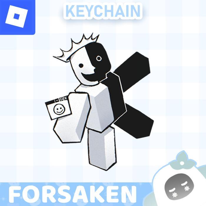 Ganci / Gantungan Kunci Akrilik ROBLOX FORSAKEN NOLI YAAI &  007N7 IDIOT - 1