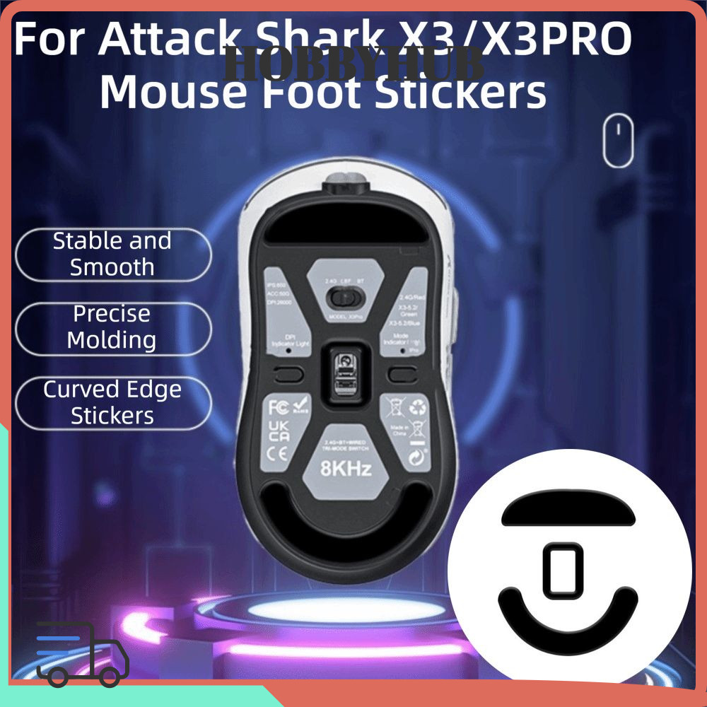 HOBBYHUB Chuột Miếng Dán Chân Giày Trượt Mịn Thay Thế Cho Chuột Chơi Game ATTACK SHARK X3