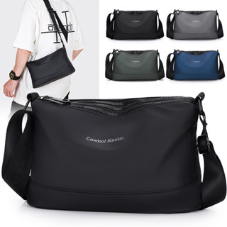 Túi đeo chéo nam một vai phong cách mới Túi đeo chéo dung tích lớn Đơn giản phù hợp với cảm giác cao cấp dành cho nam Túi xách nam đa chức năng