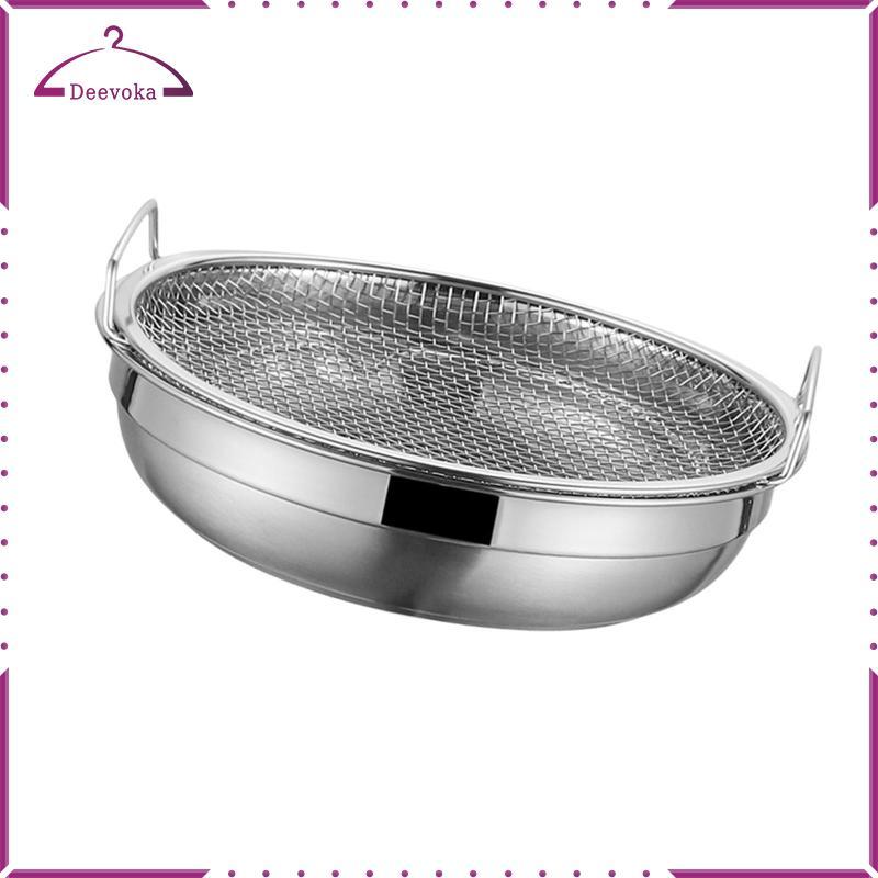 Máy chủ thực phẩm chiên Giá làm mát bằng thép không gỉ Lưới thoát dầu cho thịt nướng