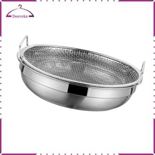 Máy chủ thực phẩm chiên Giá làm mát bằng thép không gỉ Lưới thoát dầu cho thịt nướng