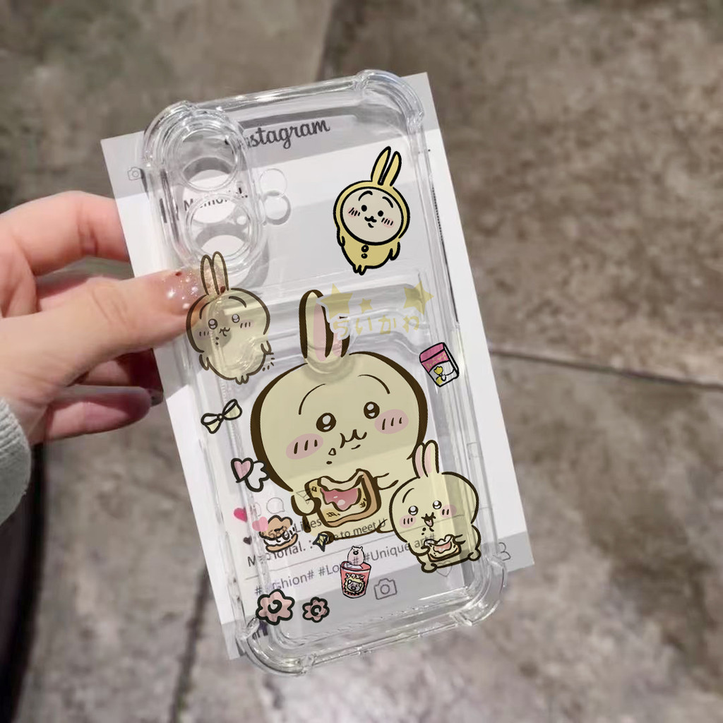 Túi Đựng Thẻ Chiikawa Cho Iphone 13 Pro Max 12 11 Pro XR XS Max X 7 8 Plus Iphone13 Vỏ Đựng Thẻ Ví M