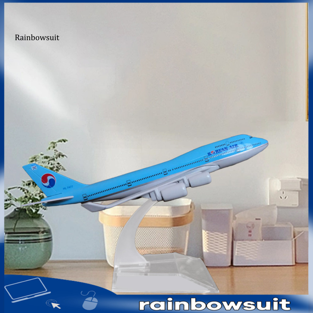 [RB] Mô hình máy bay B747 B747 Đồ chơi máy bay 16cm 1 400 B747 Mô hình máy bay đúc có đế nhựa – Đồ t
