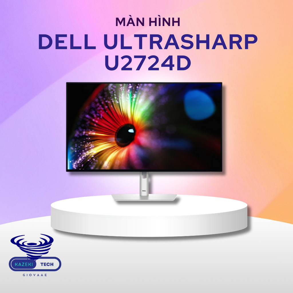 Màn Hình Dell UltraSharp U2724D 27 Inch 2K QHD IPS 120Hz – Màu Chuẩn Đồ Họa, Viền Mỏng Cao Cấp | Kaz