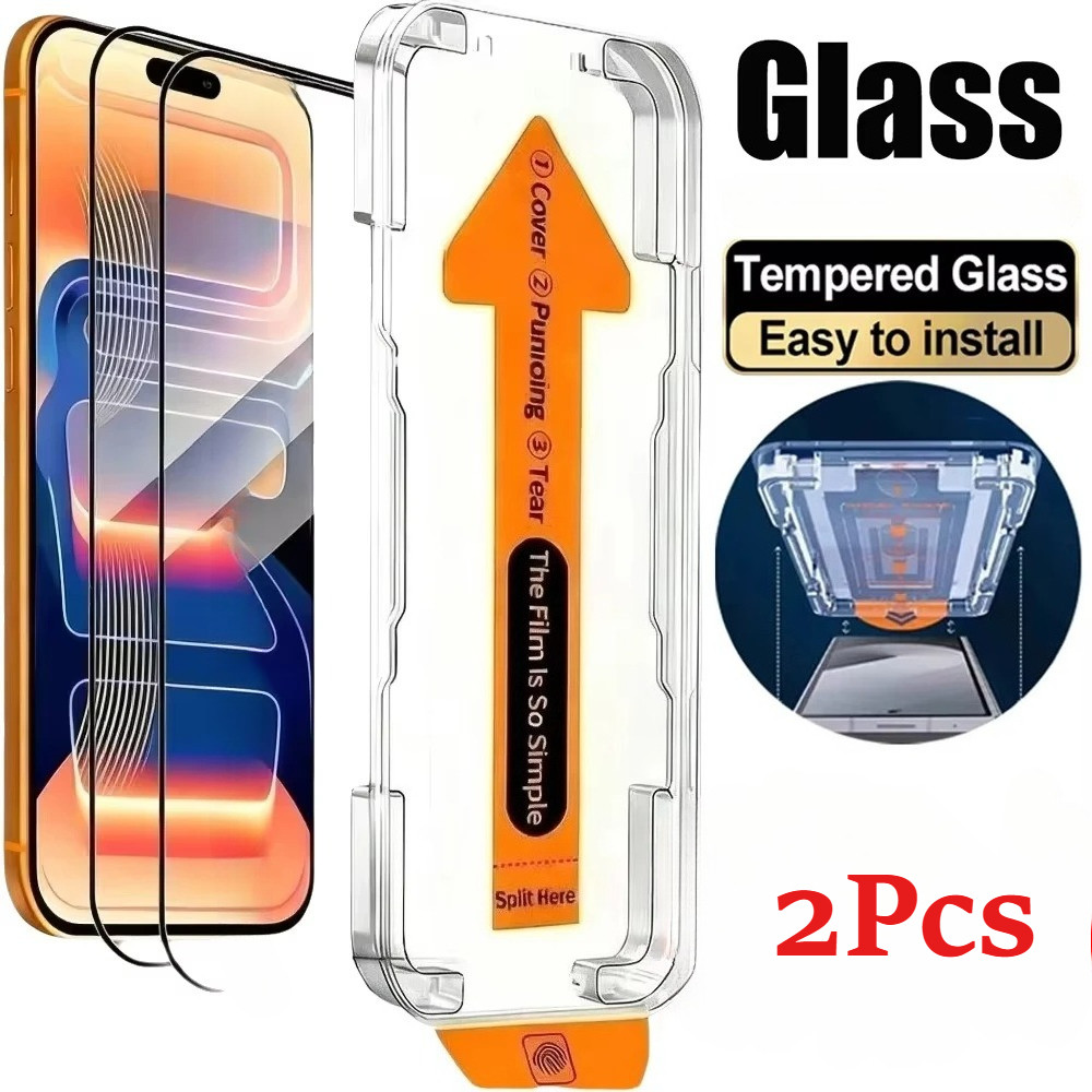 2 Chiếc Cho iPhone 17 Pro Max 17e 17Pro iP 17 Pro Max Kính Oleophobic Lớp Phủ Dễ Dàng Lắp Đặt Bảo Vệ