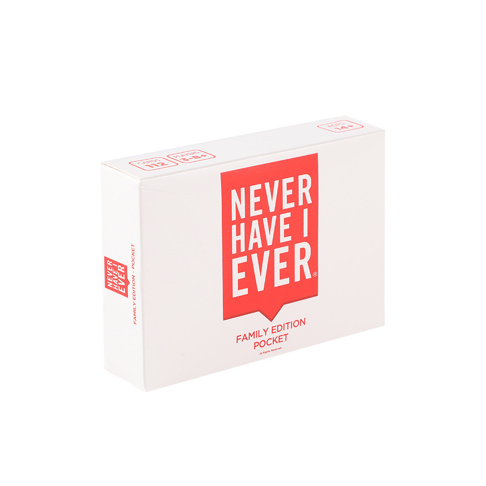 Hàng sẵn có Vận chuyển nhanh Never Have I Ever Family Edition I Never Have Game Party Party Entertai