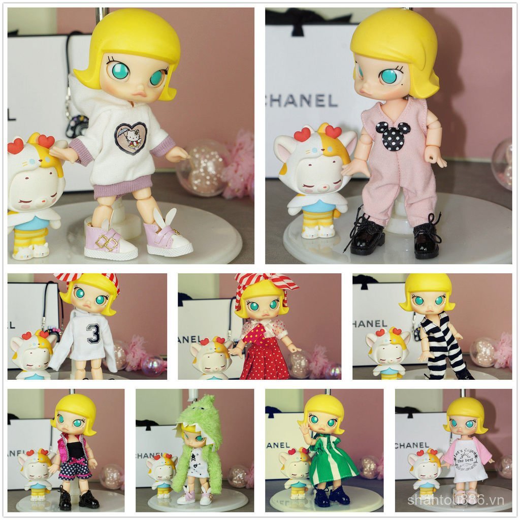 Split Movement bjd12 Kaiwa Like Doll Wearable Chelsea Doll molly8 Quần áo trẻ em zsiga Quần áo búp b