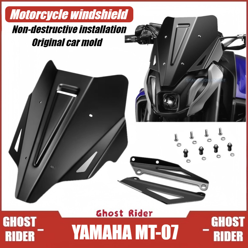 DÀNH CHO Yamaha MT 07 MT07 2021 2022 Kính Chắn Gió Phía Trước Xe Máy Kính Chắn Gió Fairing Deflector