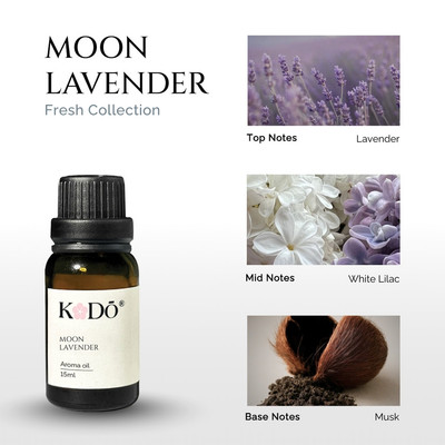 Tinh Dầu Hoa Oải Hương KODO Moon Lavender - Tinh Dầu Xông Phòng Thư Giãn, Ngủ Ngon