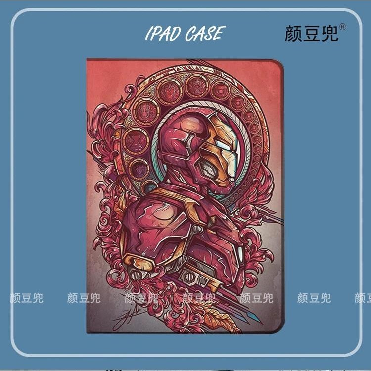Iron Man Anime Ốp Lưng Cho iPad 10.2 9th 10th Air 2 3 Mini 6 5 Ốp Lưng Silicon Sang Trọng Pro 12.9 C