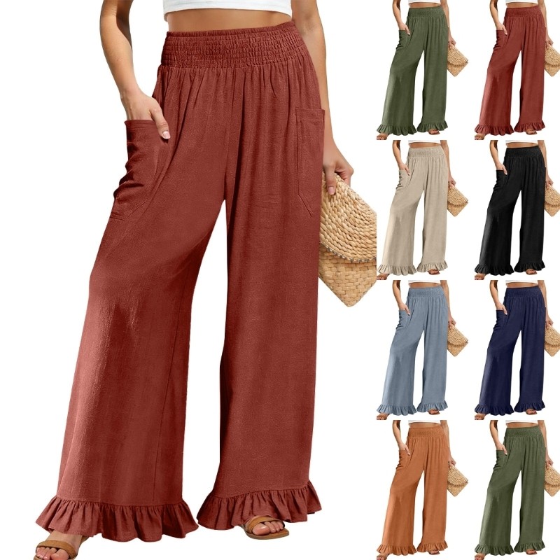 Women's  Waist Joggers with Two Pockets for Exercise and Relaxation