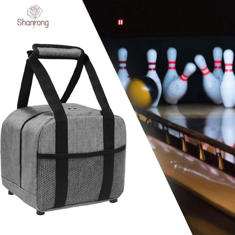 Túi đựng bóng bowling SHANRONG, có đệm Túi đựng bowling đơn, Túi đựng bóng thực tế Túi xách nhẹ Hộp 