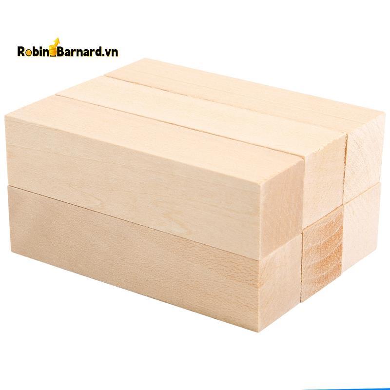 6 Chiếc Basswood Khắc Khối Gỗ Cho Người Mới Bắt Đầu Khắc Sở Thích Bộ DIY Khắc Gỗ