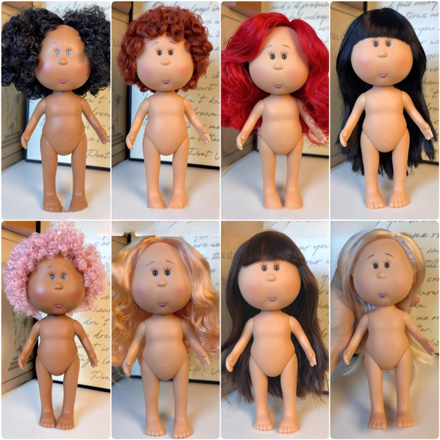 Búp bê khoai tây Tây Ban Nha 24cm Mia Bare Baby Waldorf Dress Up Búp bê DIY