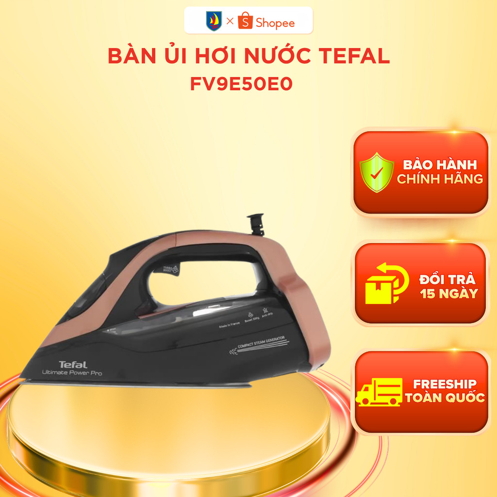 Bàn ủi hơi nước Tefal Ultimate Power Pro FV9E50E0 3200W - Bảo Hành 24 Tháng