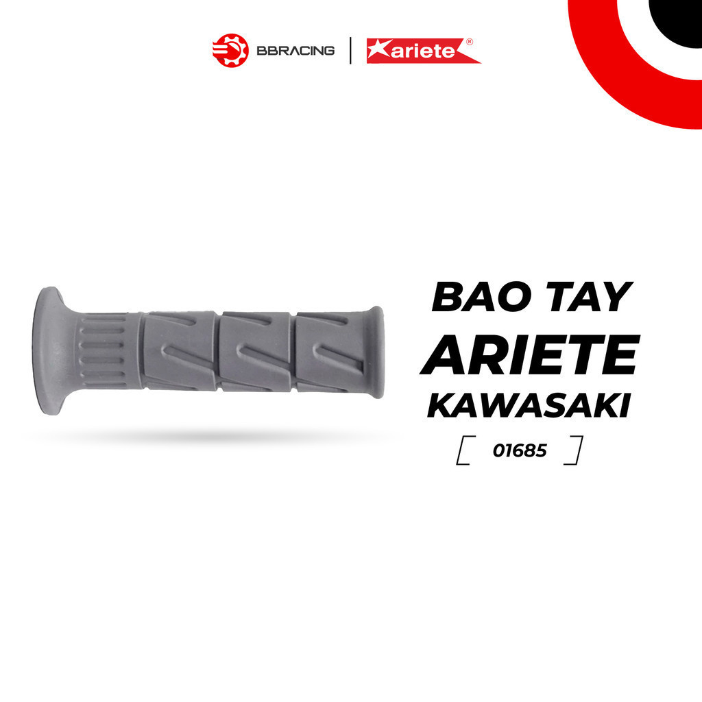 Bao Tay Ariete Kawasaki 01685 Xám