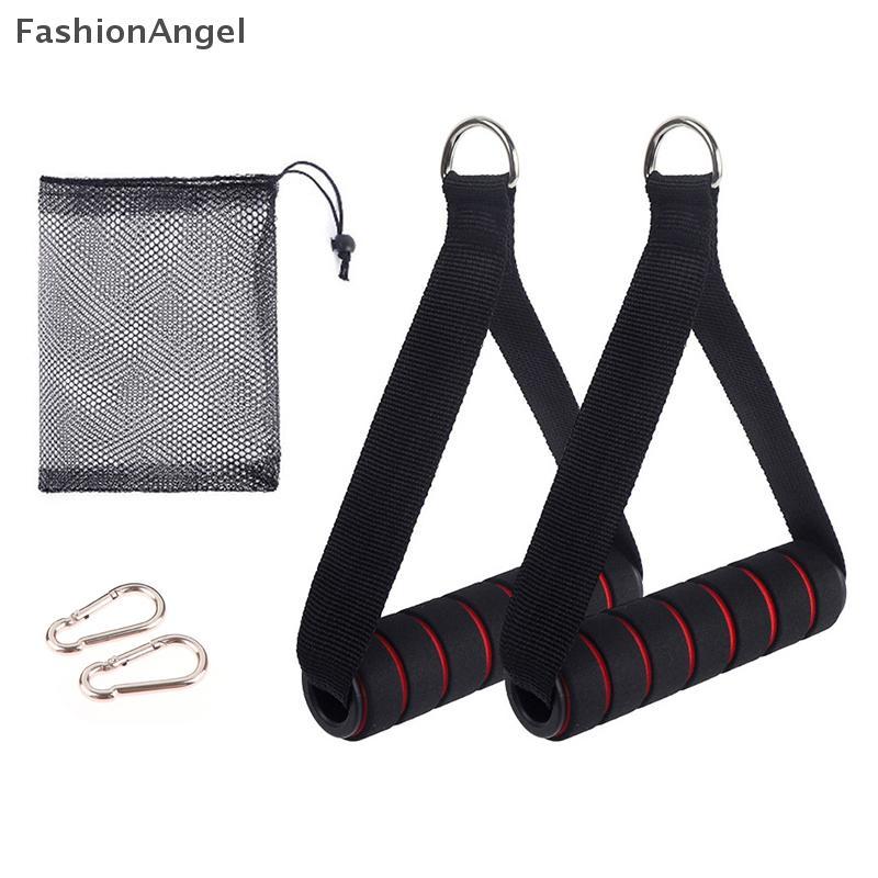 FashionAngel D-Ring Kim Loại Tay Cầm Tập Gym với Grip Cáp Nặng Có Móc, Phù Hợp cho Yoga và Phòng Tập