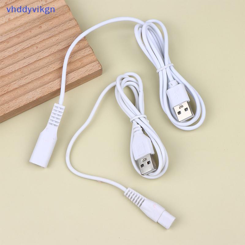 VHDD 0.8 / 1M Cáp USB Dây Sạc Lỗ Đồng Phù Hợp Với 5V Đèn Pin Máy Cạo Râu Tóc Dây Đơn Lỗ 1.5 1.8 2.3 