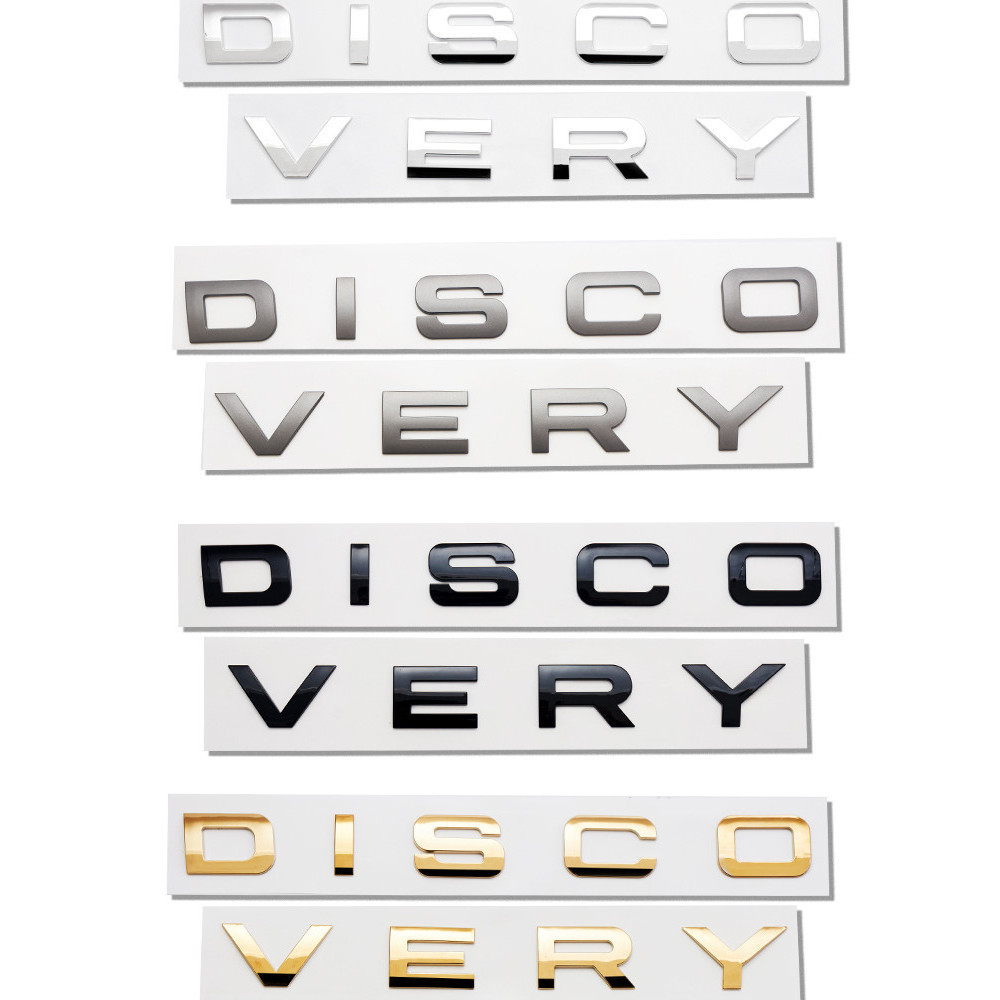 Land Rover Discovery Five-Word Mark Discovery Magical Line DISOVEY Car Mark Letter Mark Cover Tailga