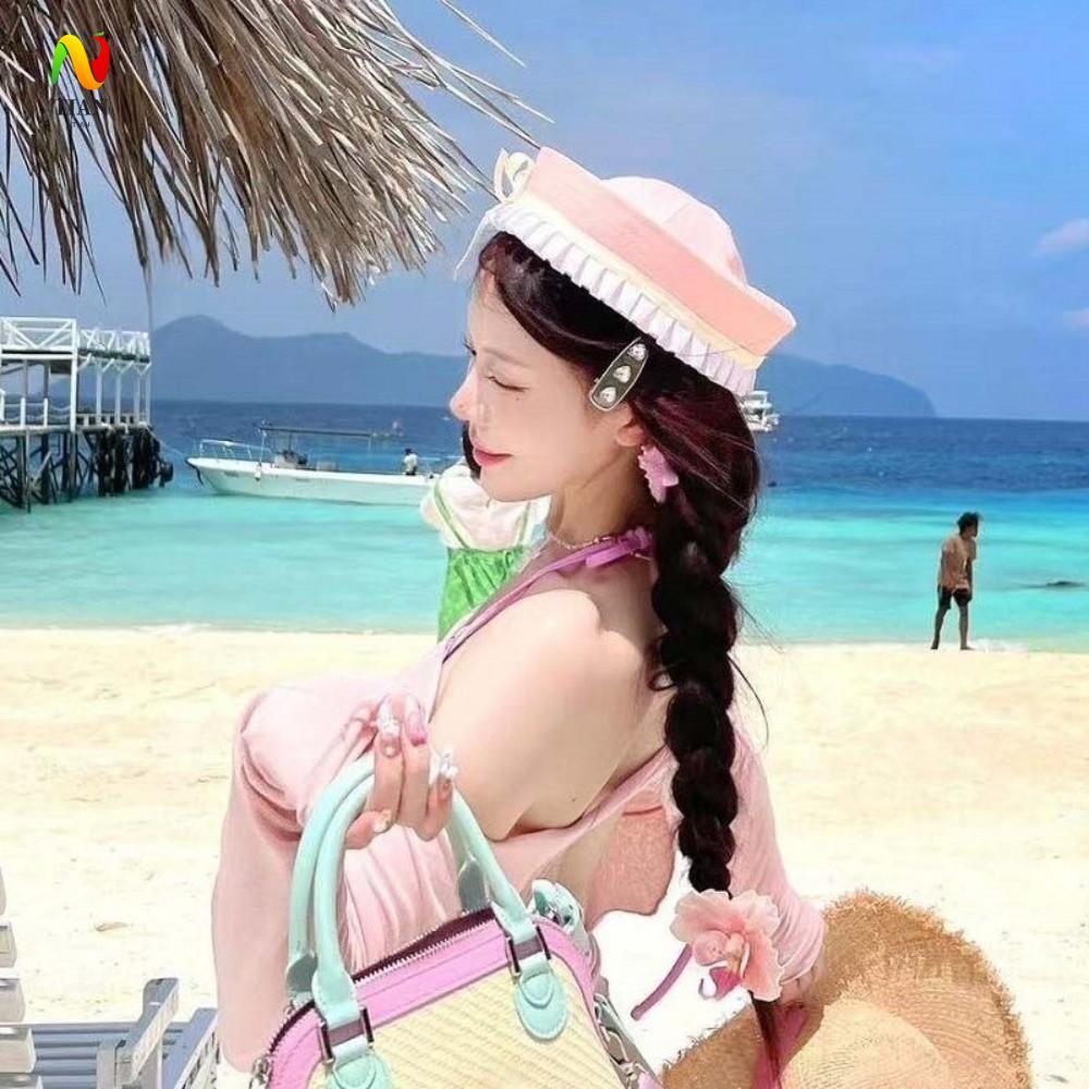 Mũ Thủy Thủ Impact with Ruffle Flip Eaves Beret - Phong Cách Hàn Quốc, Perfect cho Cosplay và Du Lịc