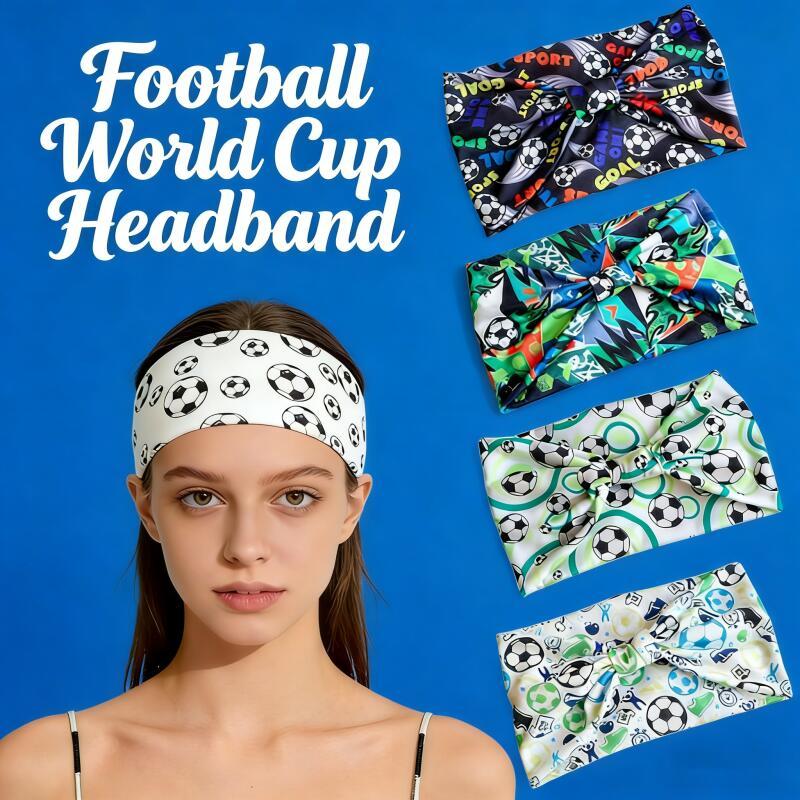 Bóng Đá World Cup Băng Đô In Hình Bóng Đá Co Giãn Băng Đô Phụ Kiện Tóc Cho Nam Và Nữ Tập Luyện Chạy 